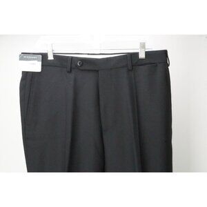 Burberry London Black 100% Wool Mens Pants Trousers Sz 50 EU NEW
